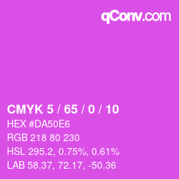Color code: CMYK 5 / 65 / 0 / 10 | qconv.com