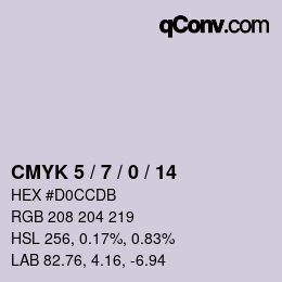 Color code: CMYK 5 / 7 / 0 / 14 | qconv.com