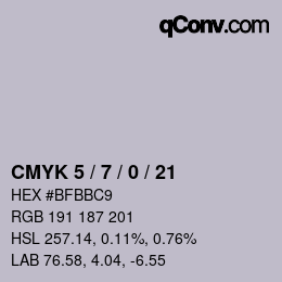 Color code: CMYK 5 / 7 / 0 / 21 | qconv.com