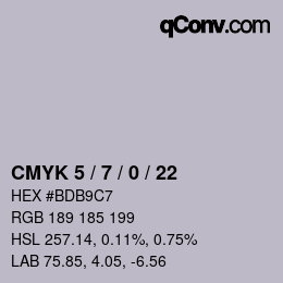 Color code: CMYK 5 / 7 / 0 / 22 | qconv.com