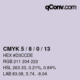 Color code: CMYK 5 / 8 / 0 / 13 | qconv.com