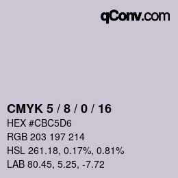 Color code: CMYK 5 / 8 / 0 / 16 | qconv.com