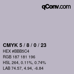 Color code: CMYK 5 / 8 / 0 / 23 | qconv.com