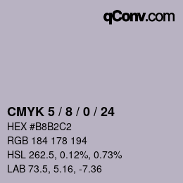 Color code: CMYK 5 / 8 / 0 / 24 | qconv.com