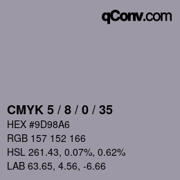 Color code: CMYK 5 / 8 / 0 / 35 | qconv.com