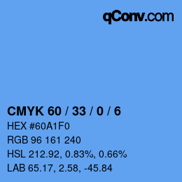 Color code: CMYK 60 / 33 / 0 / 6 | qconv.com