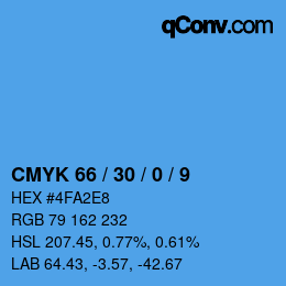 Color code: CMYK 66 / 30 / 0 / 9 | qconv.com