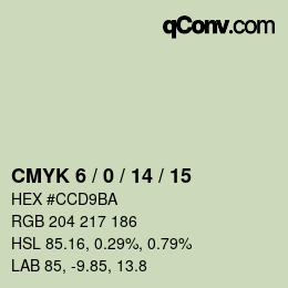 Color code: CMYK 6 / 0 / 14 / 15 | qconv.com