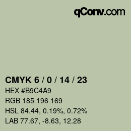 Color code: CMYK 6 / 0 / 14 / 23 | qconv.com