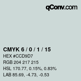 Color code: CMYK 6 / 0 / 1 / 15 | qconv.com