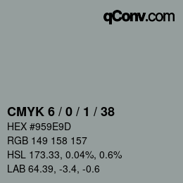 Color code: CMYK 6 / 0 / 1 / 38 | qconv.com