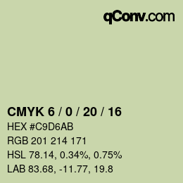 Color code: CMYK 6 / 0 / 20 / 16 | qconv.com