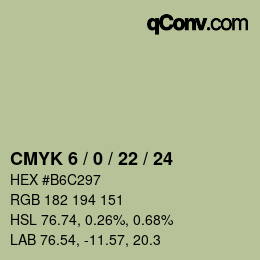 Color code: CMYK 6 / 0 / 22 / 24 | qconv.com