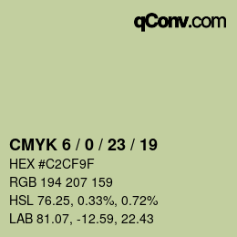 Color code: CMYK 6 / 0 / 23 / 19 | qconv.com