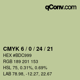 Color code: CMYK 6 / 0 / 24 / 21 | qconv.com