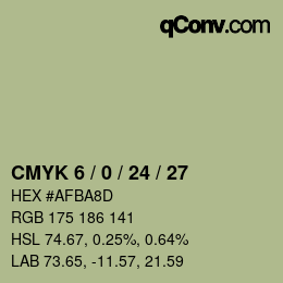 Color code: CMYK 6 / 0 / 24 / 27 | qconv.com