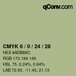 カラーコード: CMYK 6 / 0 / 24 / 28 | qconv.com