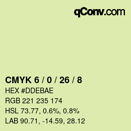 Color code: CMYK 6 / 0 / 26 / 8 | qconv.com