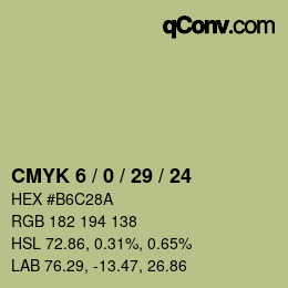 Color code: CMYK 6 / 0 / 29 / 24 | qconv.com