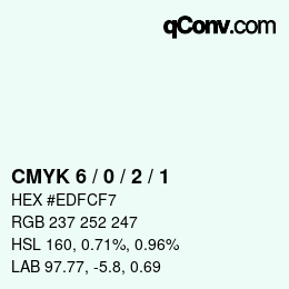 Color code: CMYK 6 / 0 / 2 / 1 | qconv.com