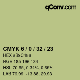 Color code: CMYK 6 / 0 / 32 / 23 | qconv.com