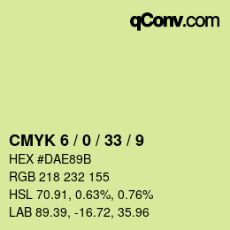 Color code: CMYK 6 / 0 / 33 / 9 | qconv.com