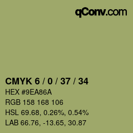カラーコード: CMYK 6 / 0 / 37 / 34 | qconv.com