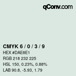 Color code: CMYK 6 / 0 / 3 / 9 | qconv.com