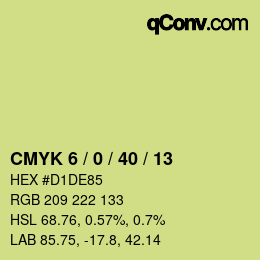 Color code: CMYK 6 / 0 / 40 / 13 | qconv.com