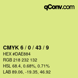 カラーコード: CMYK 6 / 0 / 43 / 9 | qconv.com