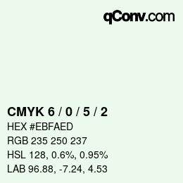 Color code: CMYK 6 / 0 / 5 / 2 | qconv.com