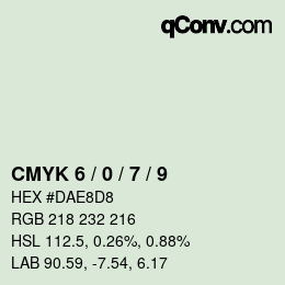 Color code: CMYK 6 / 0 / 7 / 9 | qconv.com