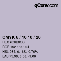 Color code: CMYK 6 / 10 / 0 / 20 | qconv.com