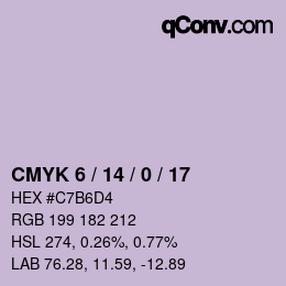 Color code: CMYK 6 / 14 / 0 / 17 | qconv.com