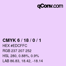 Color code: CMYK 6 / 18 / 0 / 1 | qconv.com