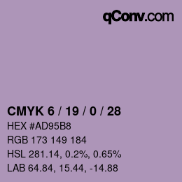 Código de color: CMYK 6 / 19 / 0 / 28 | qconv.com