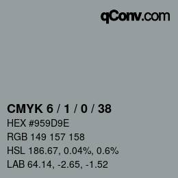 Color code: CMYK 6 / 1 / 0 / 38 | qconv.com