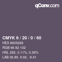 Color code: CMYK 6 / 20 / 0 / 60 | qconv.com