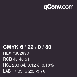 Color code: CMYK 6 / 22 / 0 / 80 | qconv.com