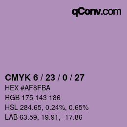 Color code: CMYK 6 / 23 / 0 / 27 | qconv.com