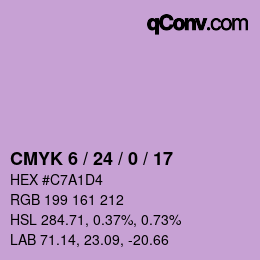 颜色代码: CMYK 6 / 24 / 0 / 17 | qconv.com