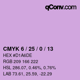 Código de color: CMYK 6 / 25 / 0 / 13 | qconv.com