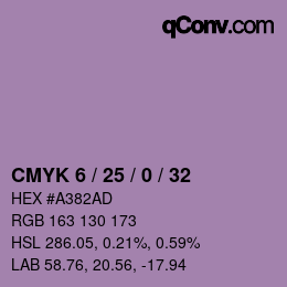 Color code: CMYK 6 / 25 / 0 / 32 | qconv.com