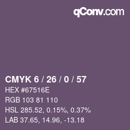 Color code: CMYK 6 / 26 / 0 / 57 | qconv.com