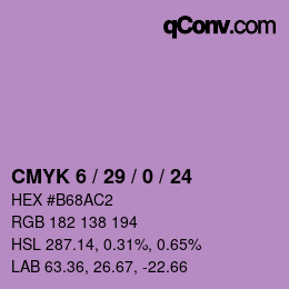 Color code: CMYK 6 / 29 / 0 / 24 | qconv.com