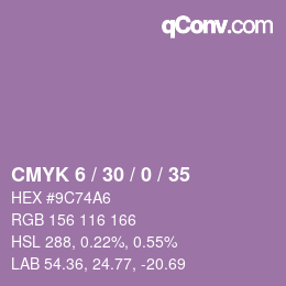 Color code: CMYK 6 / 30 / 0 / 35 | qconv.com