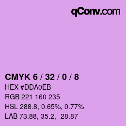 Color code: CMYK 6 / 32 / 0 / 8 | qconv.com