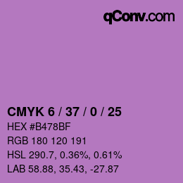 Color code: CMYK 6 / 37 / 0 / 25 | qconv.com