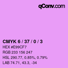 Color code: CMYK 6 / 37 / 0 / 3 | qconv.com