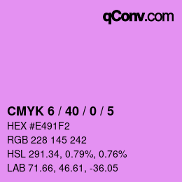 カラーコード: CMYK 6 / 40 / 0 / 5 | qconv.com